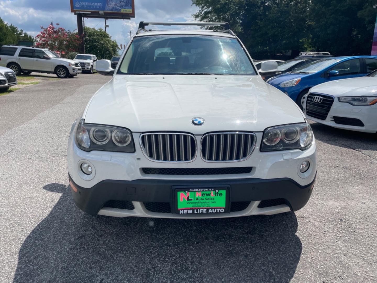 2010 WHITE BMW X3 XDRIVE30I (WBXPC9C4XAW) with an 3.0L engine, Automatic transmission, located at 5103 Dorchester Rd., Charleston, SC, 29418-5607, (843) 767-1122, 36.245171, -115.228050 - Photo#1