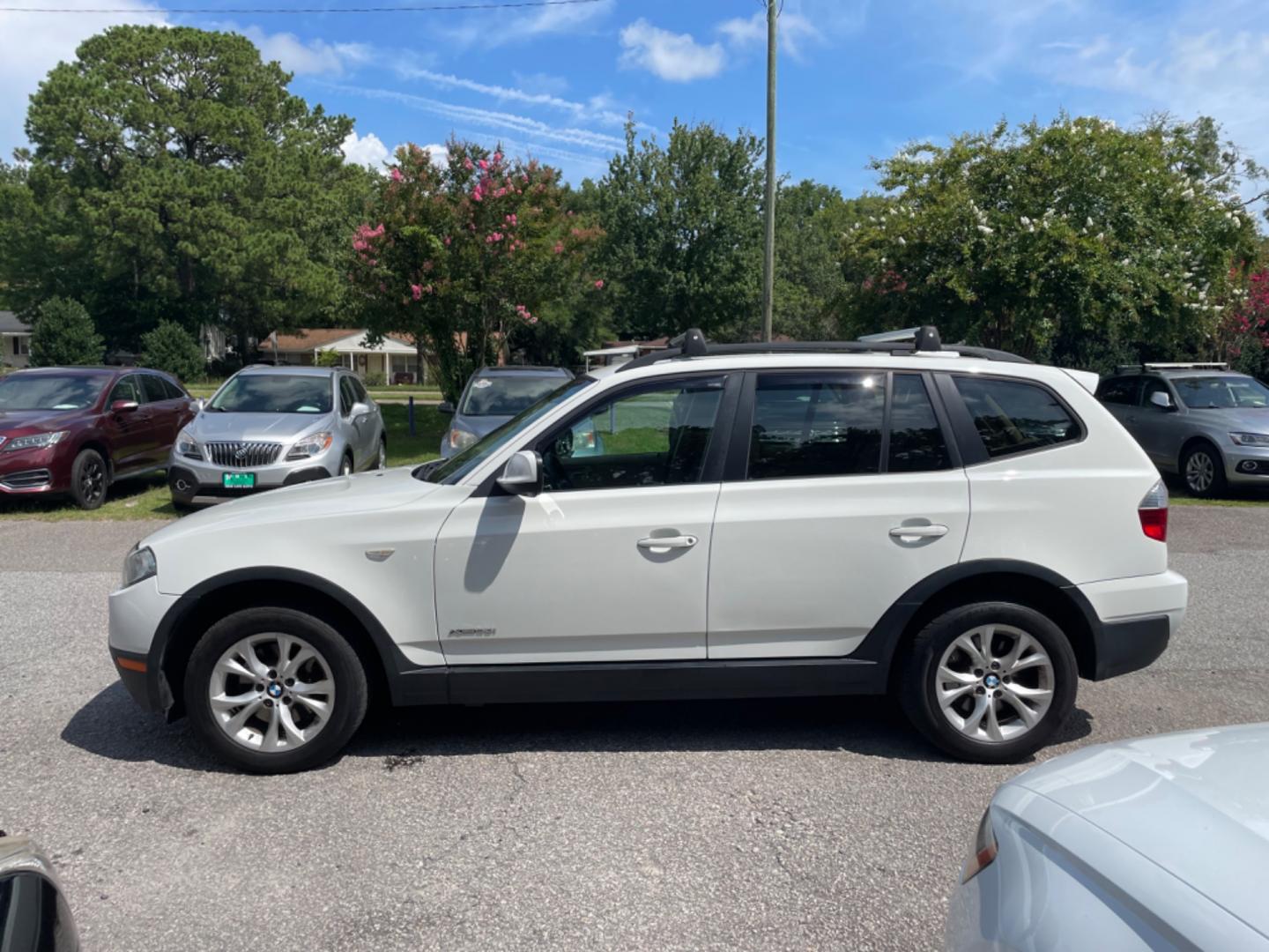 2010 WHITE BMW X3 XDRIVE30I (WBXPC9C4XAW) with an 3.0L engine, Automatic transmission, located at 5103 Dorchester Rd., Charleston, SC, 29418-5607, (843) 767-1122, 36.245171, -115.228050 - Photo#3