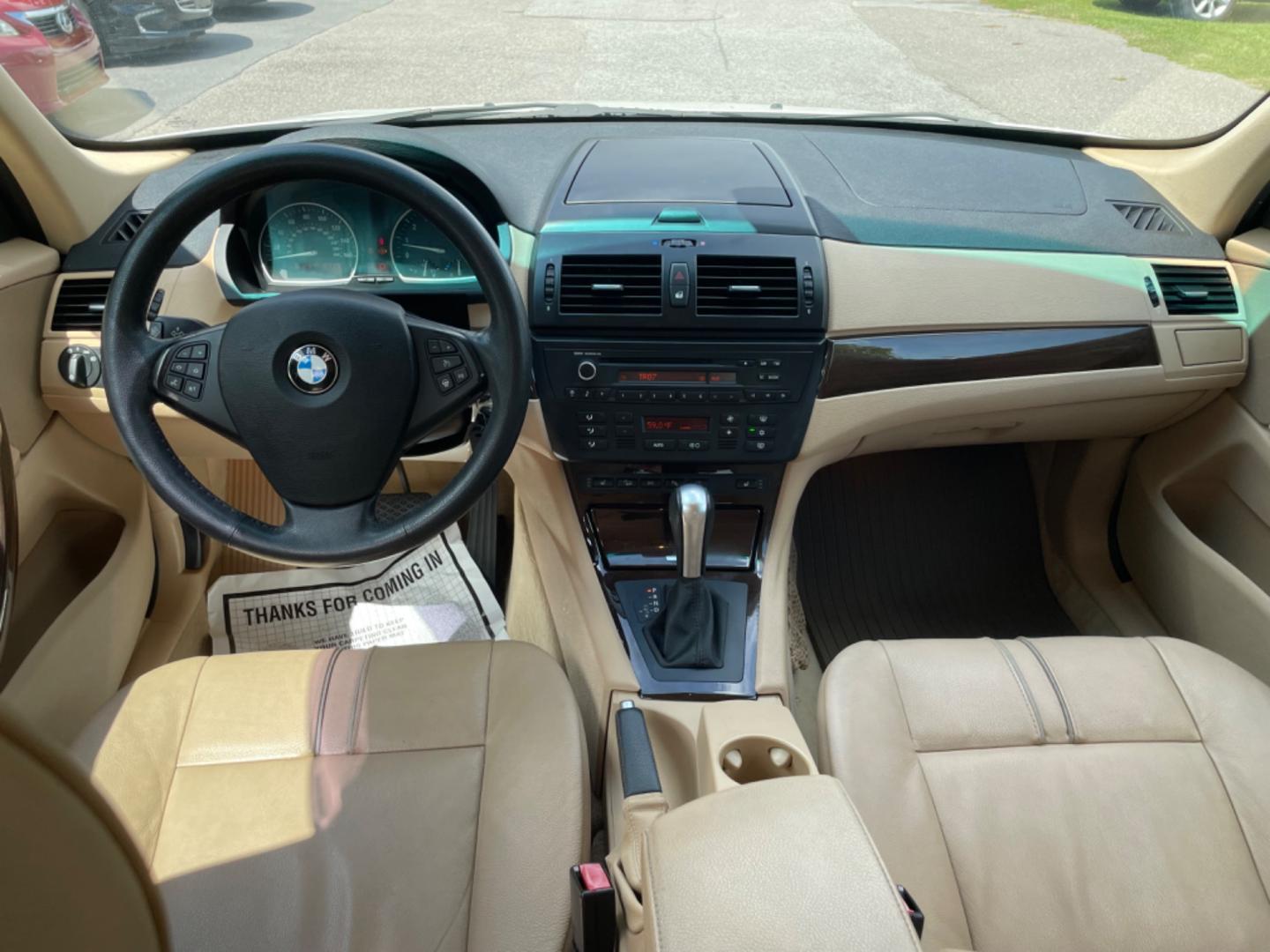 2010 WHITE BMW X3 XDRIVE30I (WBXPC9C4XAW) with an 3.0L engine, Automatic transmission, located at 5103 Dorchester Rd., Charleston, SC, 29418-5607, (843) 767-1122, 36.245171, -115.228050 - Photo#15
