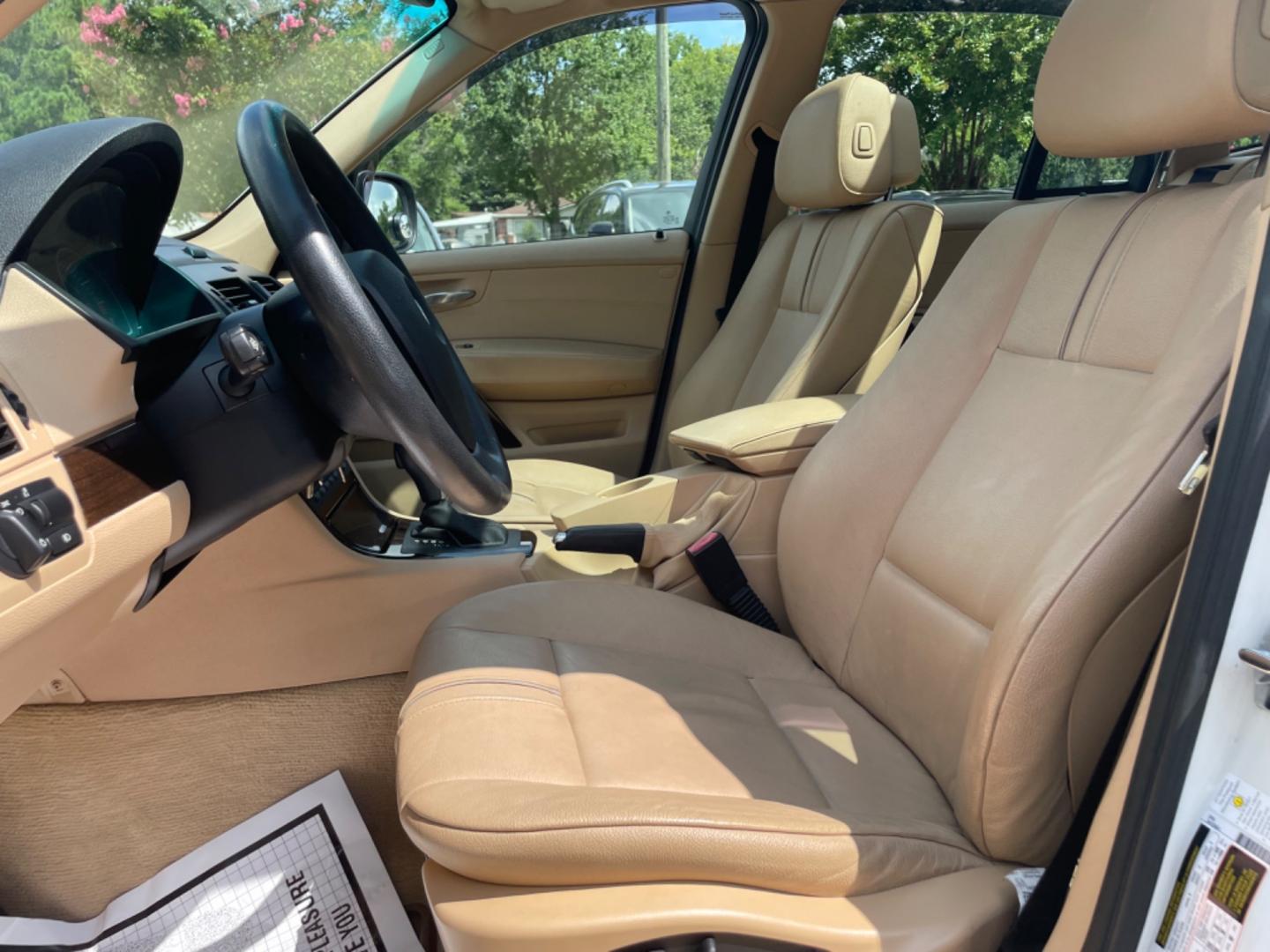 2010 WHITE BMW X3 XDRIVE30I (WBXPC9C4XAW) with an 3.0L engine, Automatic transmission, located at 5103 Dorchester Rd., Charleston, SC, 29418-5607, (843) 767-1122, 36.245171, -115.228050 - Photo#21