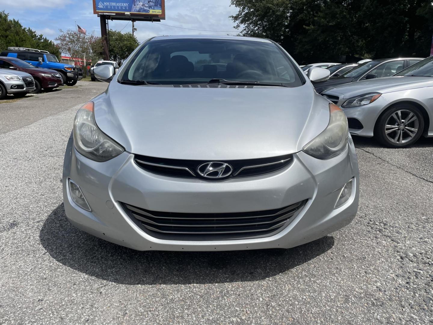 2013 SILVER HYUNDAI ELANTRA GLS (5NPDH4AE2DH) with an 1.8L engine, Automatic transmission, located at 5103 Dorchester Rd., Charleston, SC, 29418-5607, (843) 767-1122, 36.245171, -115.228050 - Clean Interior with Leather, Sunroof, CD/AUX/Sat/Bluetooth, Power Everything (windows, locks, seats, mirrors), Heated Front & Rear Seats, Keyless Entry, Alloy Wheels. Local Trade-in! Only 97k miles! Located at New Life Auto Sales! 2023 WINNER for Post & Courier's Charleston's Choice Pre-owned Car D - Photo#1