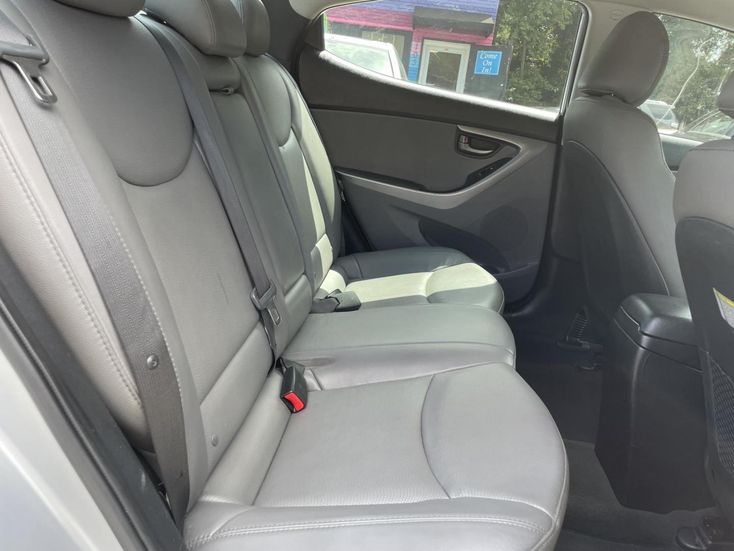 2013 SILVER HYUNDAI ELANTRA GLS (5NPDH4AE2DH) with an 1.8L engine, Automatic transmission, located at 5103 Dorchester Rd., Charleston, SC, 29418-5607, (843) 767-1122, 36.245171, -115.228050 - Clean Interior with Leather, Sunroof, CD/AUX/Sat/Bluetooth, Power Everything (windows, locks, seats, mirrors), Heated Front & Rear Seats, Keyless Entry, Alloy Wheels. Local Trade-in! Only 97k miles! Located at New Life Auto Sales! 2023 WINNER for Post & Courier's Charleston's Choice Pre-owned Car D - Photo#10