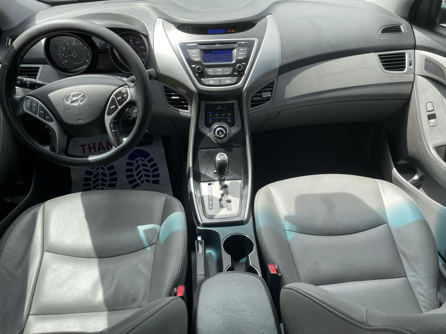 2013 SILVER HYUNDAI ELANTRA GLS (5NPDH4AE2DH) with an 1.8L engine, Automatic transmission, located at 5103 Dorchester Rd., Charleston, SC, 29418-5607, (843) 767-1122, 36.245171, -115.228050 - Clean Interior with Leather, Sunroof, CD/AUX/Sat/Bluetooth, Power Everything (windows, locks, seats, mirrors), Heated Front & Rear Seats, Keyless Entry, Alloy Wheels. Local Trade-in! Only 97k miles! Located at New Life Auto Sales! 2023 WINNER for Post & Courier's Charleston's Choice Pre-owned Car D - Photo#14