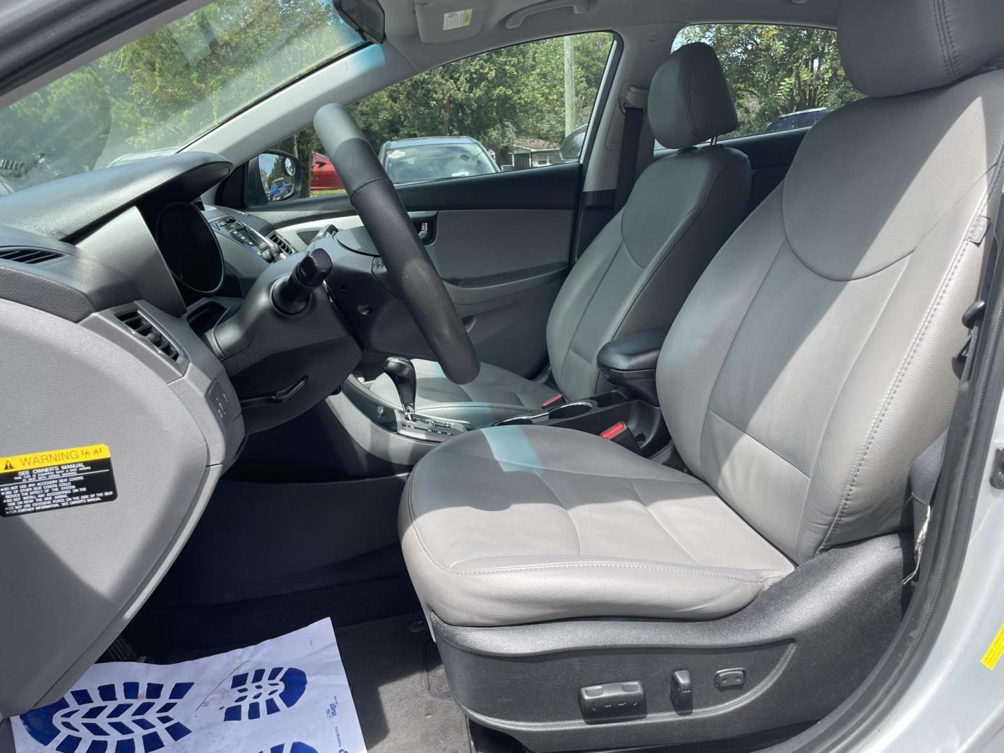 2013 SILVER HYUNDAI ELANTRA GLS (5NPDH4AE2DH) with an 1.8L engine, Automatic transmission, located at 5103 Dorchester Rd., Charleston, SC, 29418-5607, (843) 767-1122, 36.245171, -115.228050 - Clean Interior with Leather, Sunroof, CD/AUX/Sat/Bluetooth, Power Everything (windows, locks, seats, mirrors), Heated Front & Rear Seats, Keyless Entry, Alloy Wheels. Local Trade-in! Only 97k miles! Located at New Life Auto Sales! 2023 WINNER for Post & Courier's Charleston's Choice Pre-owned Car D - Photo#20