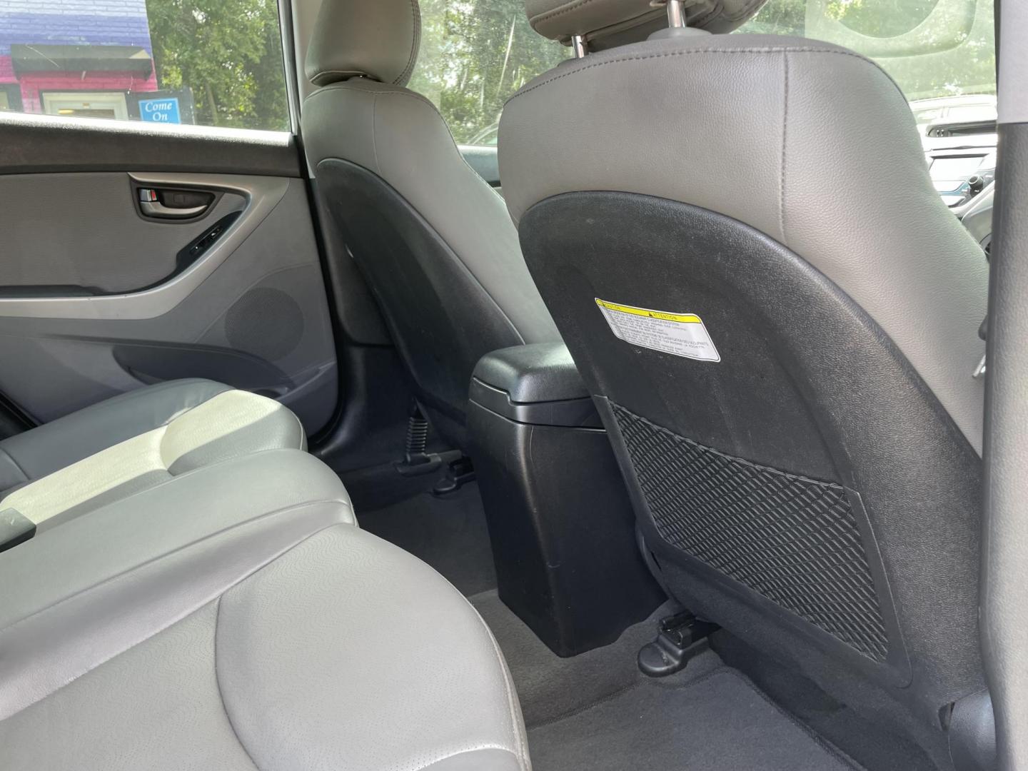 2013 SILVER HYUNDAI ELANTRA GLS (5NPDH4AE2DH) with an 1.8L engine, Automatic transmission, located at 5103 Dorchester Rd., Charleston, SC, 29418-5607, (843) 767-1122, 36.245171, -115.228050 - Clean Interior with Leather, Sunroof, CD/AUX/Sat/Bluetooth, Power Everything (windows, locks, seats, mirrors), Heated Front & Rear Seats, Keyless Entry, Alloy Wheels. Local Trade-in! Only 97k miles! Located at New Life Auto Sales! 2023 WINNER for Post & Courier's Charleston's Choice Pre-owned Car D - Photo#9