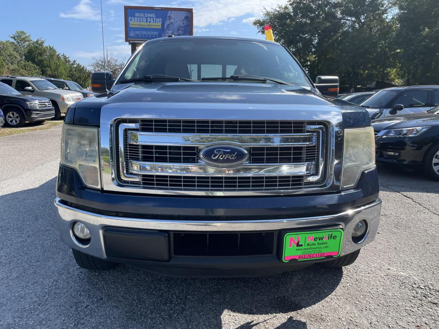 2014 BLUE FORD F-150 XLT (1FTFW1CT7EK) with an 3.5L engine, Automatic transmission, located at 5103 Dorchester Rd., Charleston, SC, 29418-5607, (843) 767-1122, 36.245171, -115.228050 - Photo#1