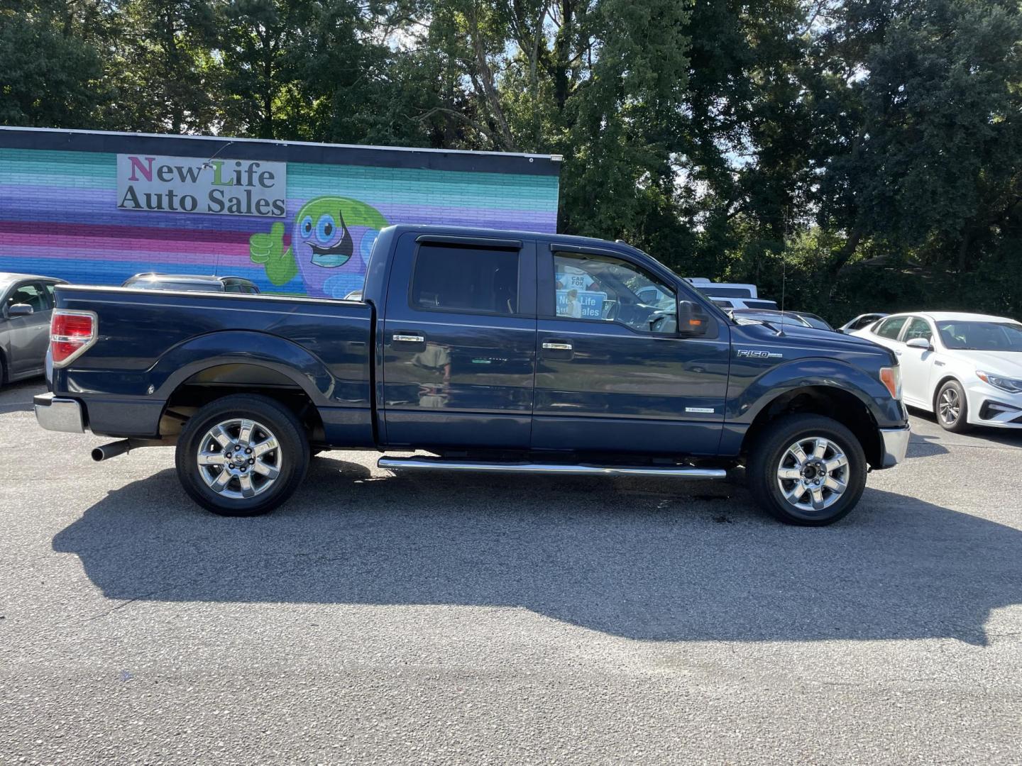 2014 BLUE FORD F-150 XLT (1FTFW1CT7EK) with an 3.5L engine, Automatic transmission, located at 5103 Dorchester Rd., Charleston, SC, 29418-5607, (843) 767-1122, 36.245171, -115.228050 - Photo#6