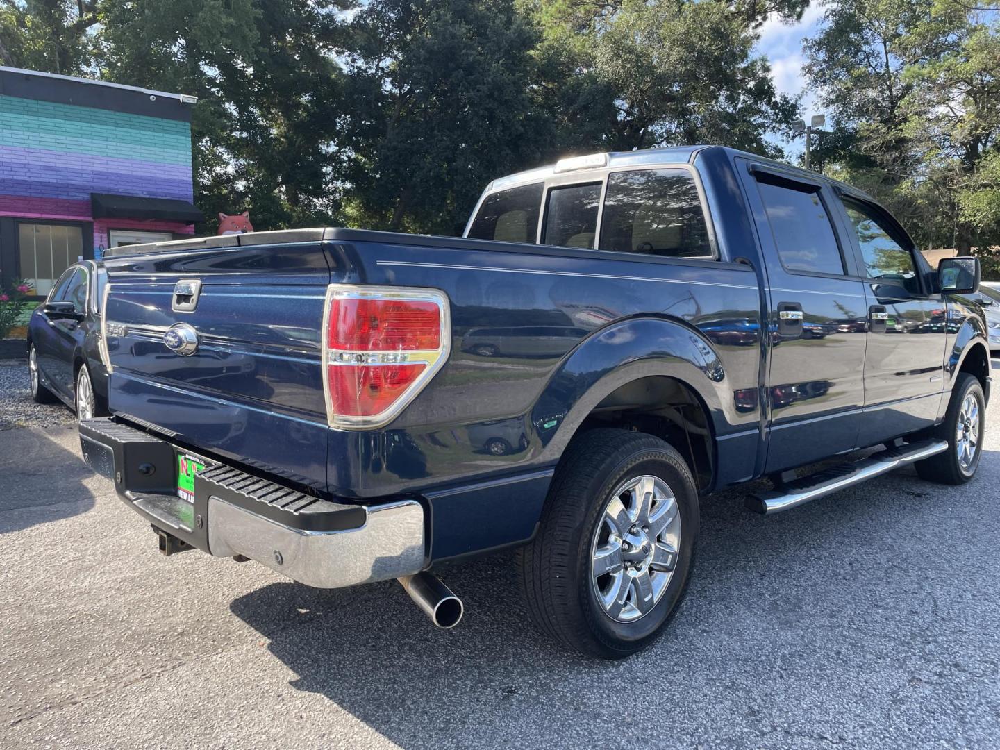2014 BLUE FORD F-150 XLT (1FTFW1CT7EK) with an 3.5L engine, Automatic transmission, located at 5103 Dorchester Rd., Charleston, SC, 29418-5607, (843) 767-1122, 36.245171, -115.228050 - Photo#9