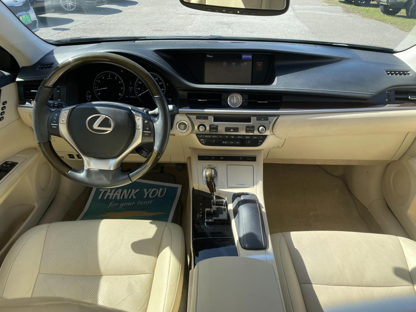 2014 GRAY LEXUS ES 350 BASE (JTHBK1GG7E2) with an 3.5L engine, Automatic transmission, located at 5103 Dorchester Rd., Charleston, SC, 29418-5607, (843) 767-1122, 36.245171, -115.228050 - Clean & Spacious Interior with Leather, Sunroof, Navigation, Backup Camera, Blind Spot Monitoring, Dual Climate Control, CD/AUX/Sat/Bluetooth, Power Everything (windows, locks, seats, mirrors), Heated/Cooled/Memory Seating, Power Rear Sunshade, Push Button Start, Keyless Entry, Alloy Wheels. ONLY 46 - Photo#18