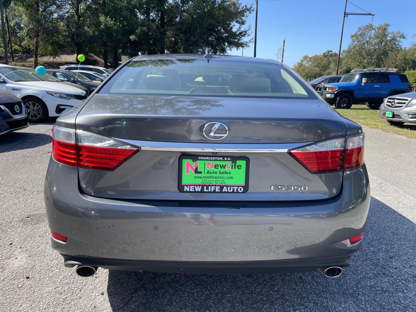 2014 GRAY LEXUS ES 350 BASE (JTHBK1GG7E2) with an 3.5L engine, Automatic transmission, located at 5103 Dorchester Rd., Charleston, SC, 29418-5607, (843) 767-1122, 36.245171, -115.228050 - Clean & Spacious Interior with Leather, Sunroof, Navigation, Backup Camera, Blind Spot Monitoring, Dual Climate Control, CD/AUX/Sat/Bluetooth, Power Everything (windows, locks, seats, mirrors), Heated/Cooled/Memory Seating, Power Rear Sunshade, Push Button Start, Keyless Entry, Alloy Wheels. ONLY 46 - Photo#6